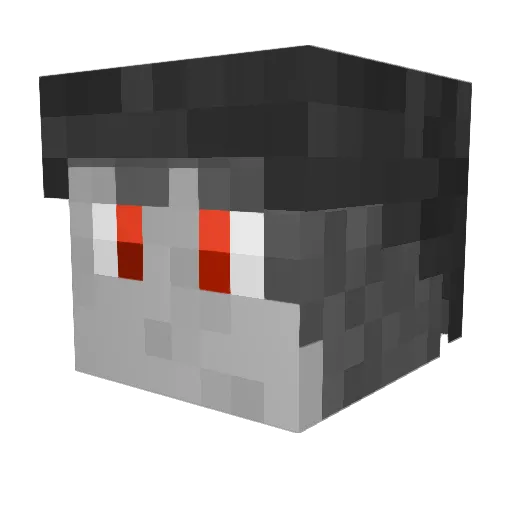 nathanmgi Minecraft avatar head, 3D render