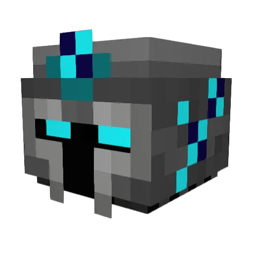 nathanngc Minecraft avatar head, 3D render