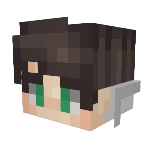 nathanthekill Minecraft avatar head, 3D render