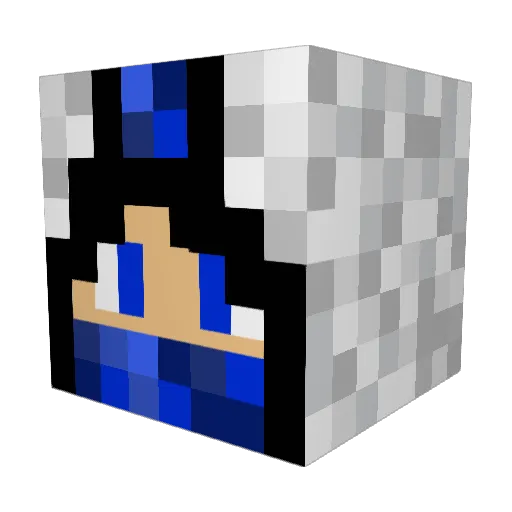 nathburdett Minecraft avatar head, 3D render