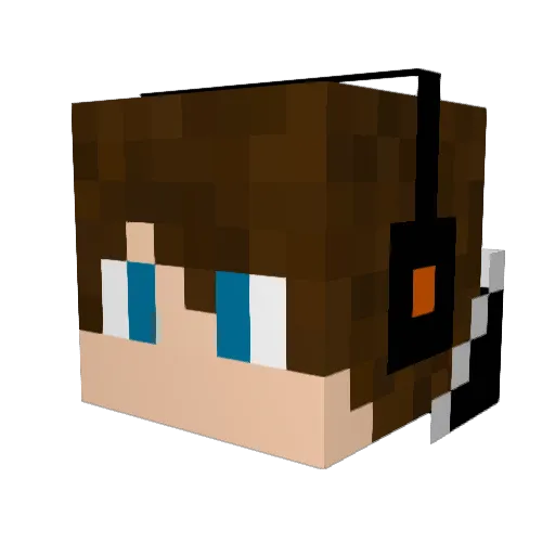nathcraft2002 Minecraft avatar head, 3D render