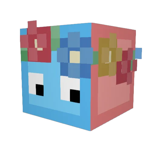 nathmm Minecraft avatar head, 3D render