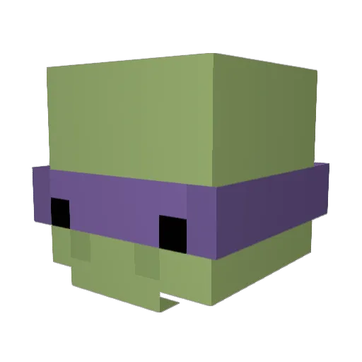 natiar Minecraft avatar head, 3D render
