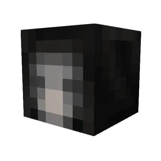 natinker Minecraft avatar head, 3D render
