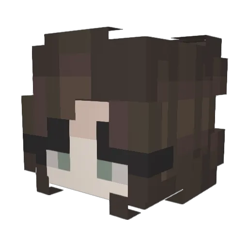 nativozx Minecraft avatar head, 3D render