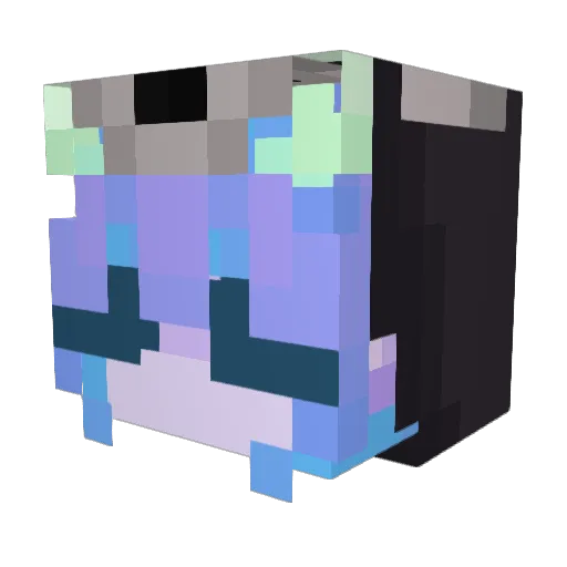natlmao Minecraft avatar head, 3D render