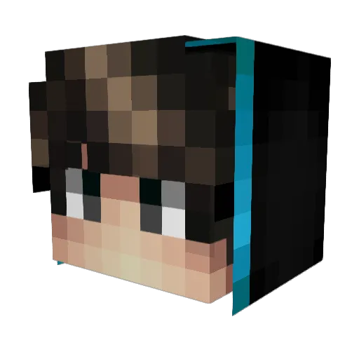 natloo7 Minecraft avatar head, 3D render