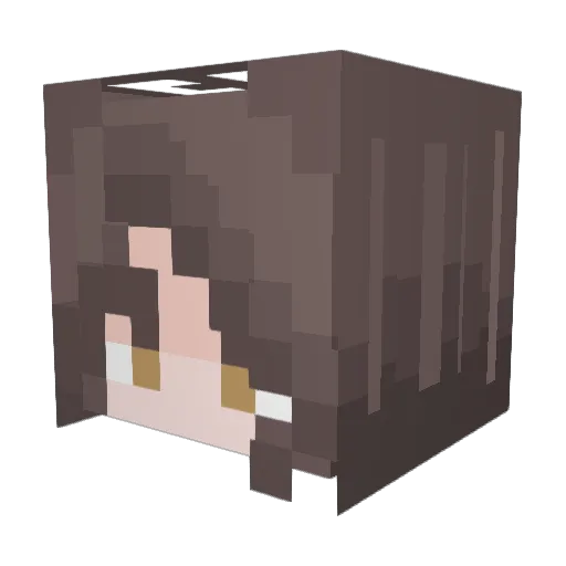 nato420 Minecraft avatar head, 3D render