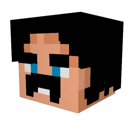 natodude1221 Minecraft avatar head, 3D render