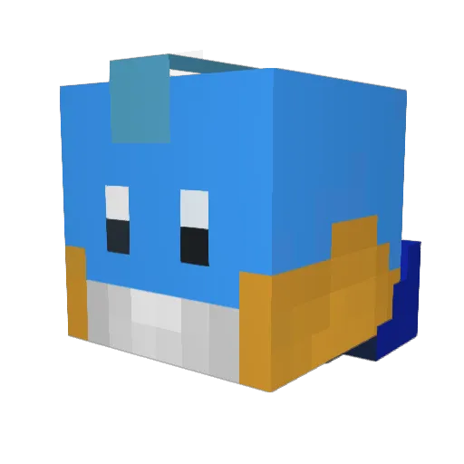 natonerik Minecraft avatar head, 3D render