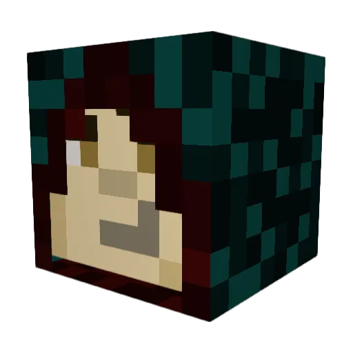 natrium200 Minecraft avatar head, 3D render