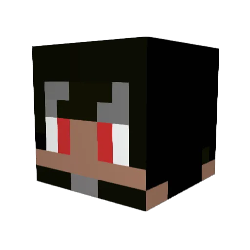natsu1999 Minecraft avatar head, 3D render