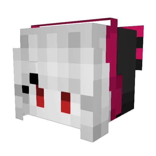 natsu291 Minecraft avatar head, 3D render