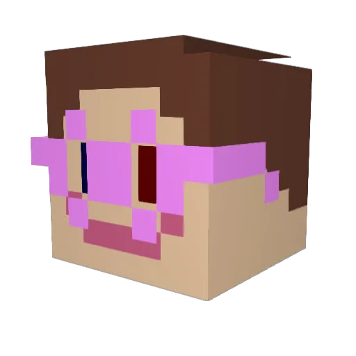 natsugamer0011 Minecraft avatar head, 3D render