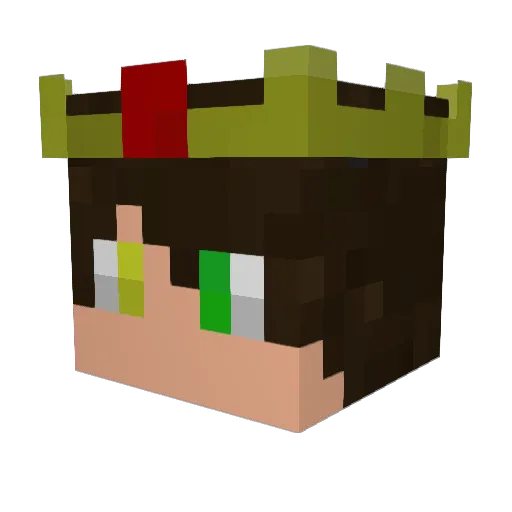 nattappp Minecraft avatar head, 3D render