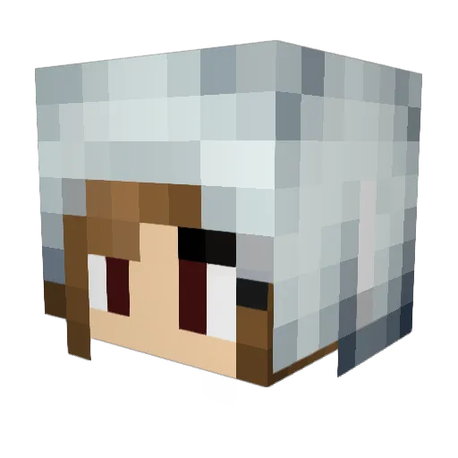 natti_x4 Minecraft avatar head, 3D render