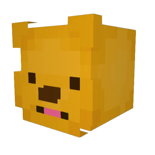 nattieb Minecraft avatar head, 3D render