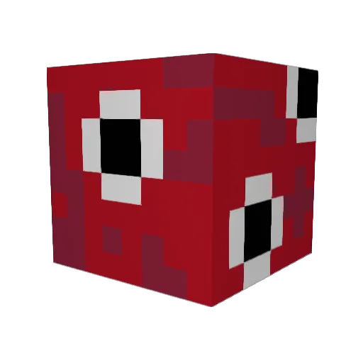 nattou2023 Minecraft avatar head, 3D render