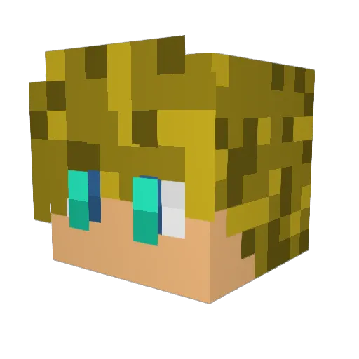 nattpanda_ Minecraft avatar head, 3D render