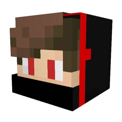 natty537 Minecraft avatar head, 3D render