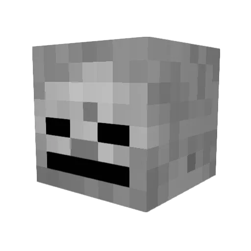 naturalnovice Minecraft avatar head, 3D render