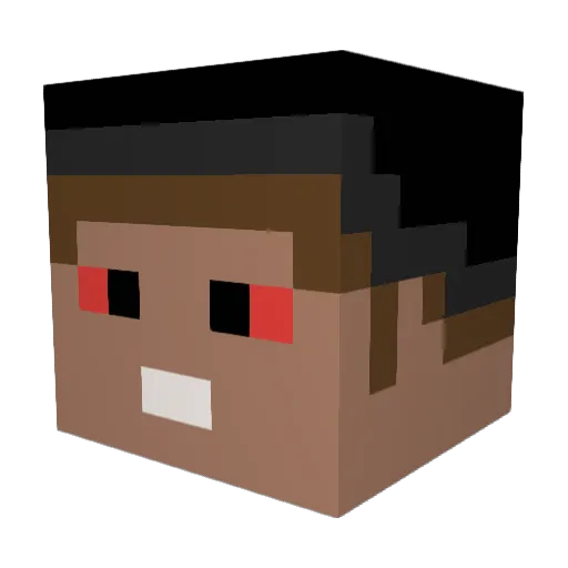 natureboy420 Minecraft avatar head, 3D render