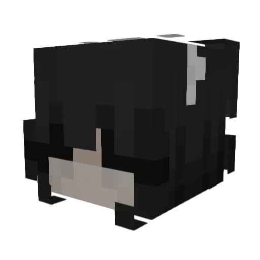 natxshaa Minecraft avatar head, 3D render
