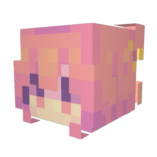 natzal11 Minecraft avatar head, 3D render