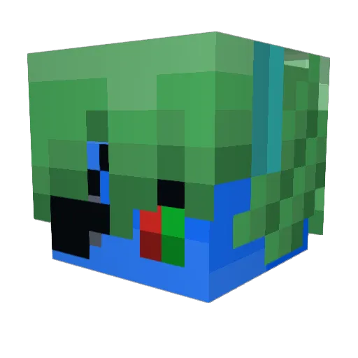 naughtypie__ Minecraft avatar head, 3D render