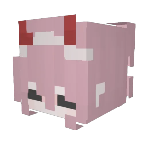 naughtyplay Minecraft avatar head, 3D render