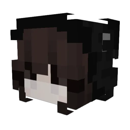 naurrsan Minecraft avatar head, 3D render