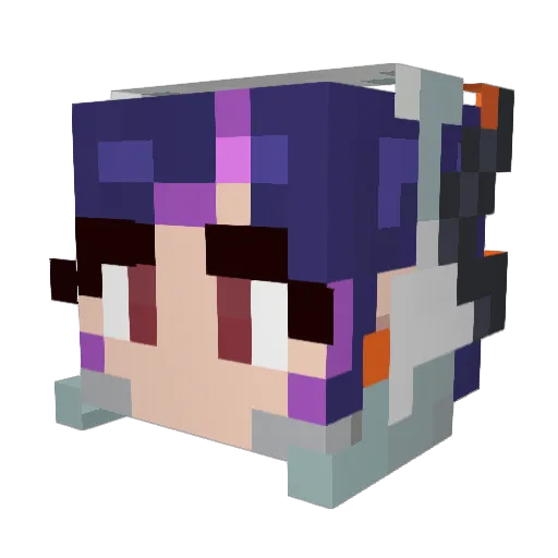 nautious1 Minecraft avatar head, 3D render