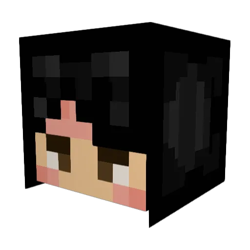 nave112 Minecraft avatar head, 3D render