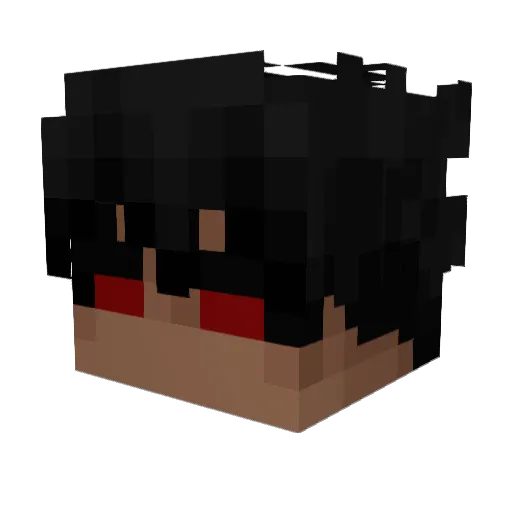 navelinda Minecraft avatar head, 3D render