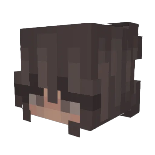 naveygreen Minecraft avatar head, 3D render