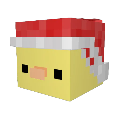 navps Minecraft avatar head, 3D render