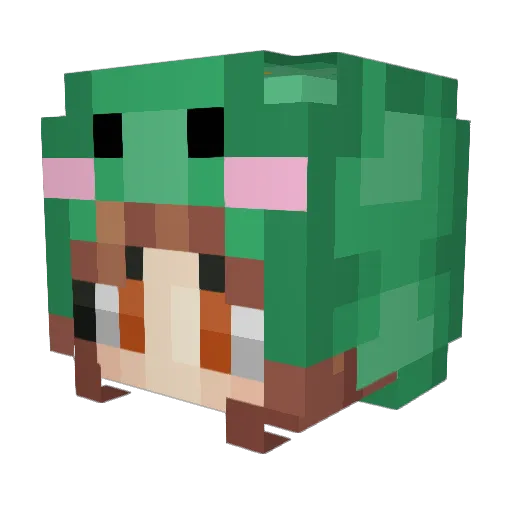 nayeon4524 Minecraft avatar head, 3D render