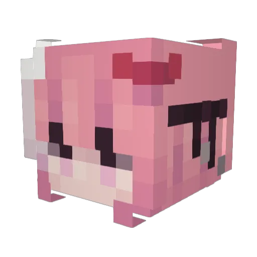nayi08 Minecraft avatar head, 3D render