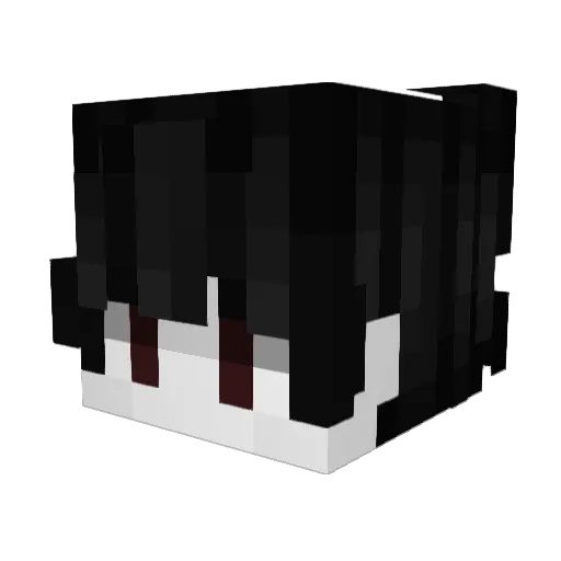 nayruji Minecraft avatar head, 3D render