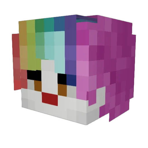 nazariol20 Minecraft avatar head, 3D render
