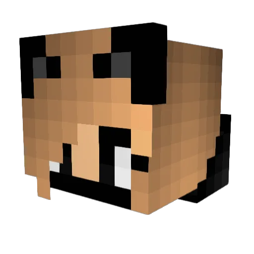 nazgathor Minecraft avatar head, 3D render