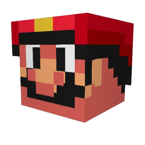 nazomaru51 Minecraft avatar head, 3D render