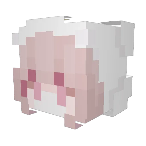 nb45 Minecraft avatar head, 3D render