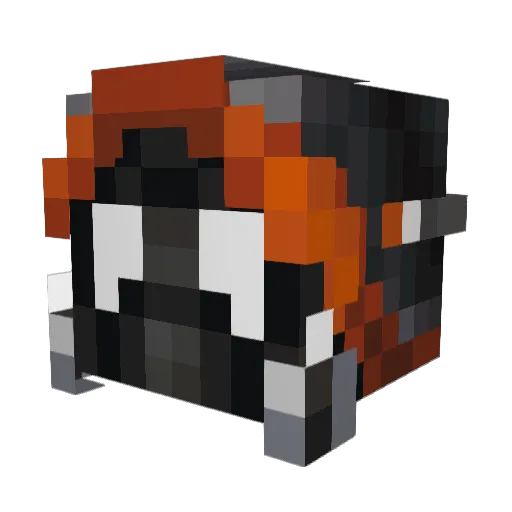 nb6666666 Minecraft avatar head, 3D render