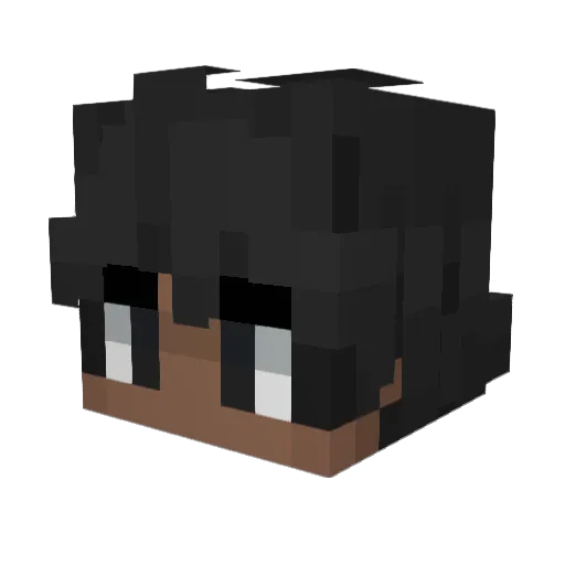 nba66 Minecraft avatar head, 3D render