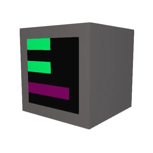 nbbrr Minecraft avatar head, 3D render