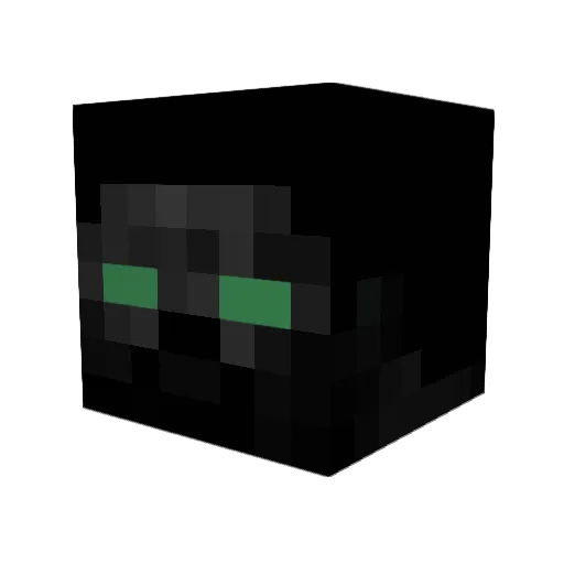 nbuu Minecraft avatar head, 3D render