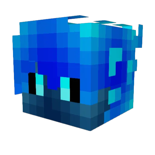nbyyc Minecraft avatar head, 3D render