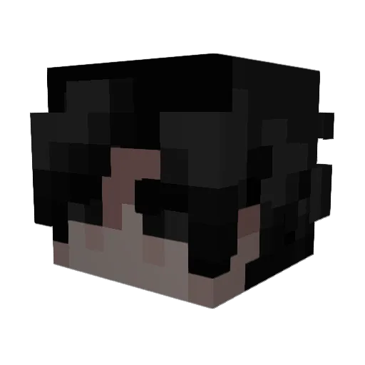 nckw Minecraft avatar head, 3D render