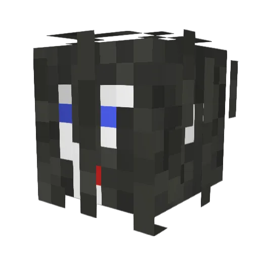 ncllxs Minecraft avatar head, 3D render